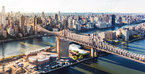 Queensboro Bridge over the East River in New York City photo