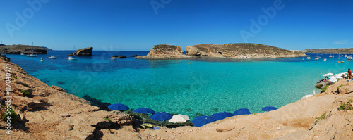 Seaside landscape on Malta Island