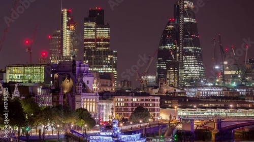 Wallpaper Mural london skyline from waterloo bridge at night Torontodigital.ca