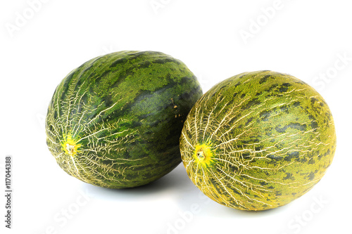 desert melons isolated on white background