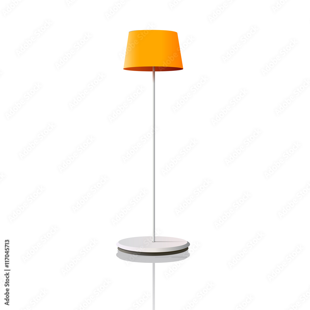 floor light fixture vector - yellow floor lamp floor light fixture vector - yellow floor lamp