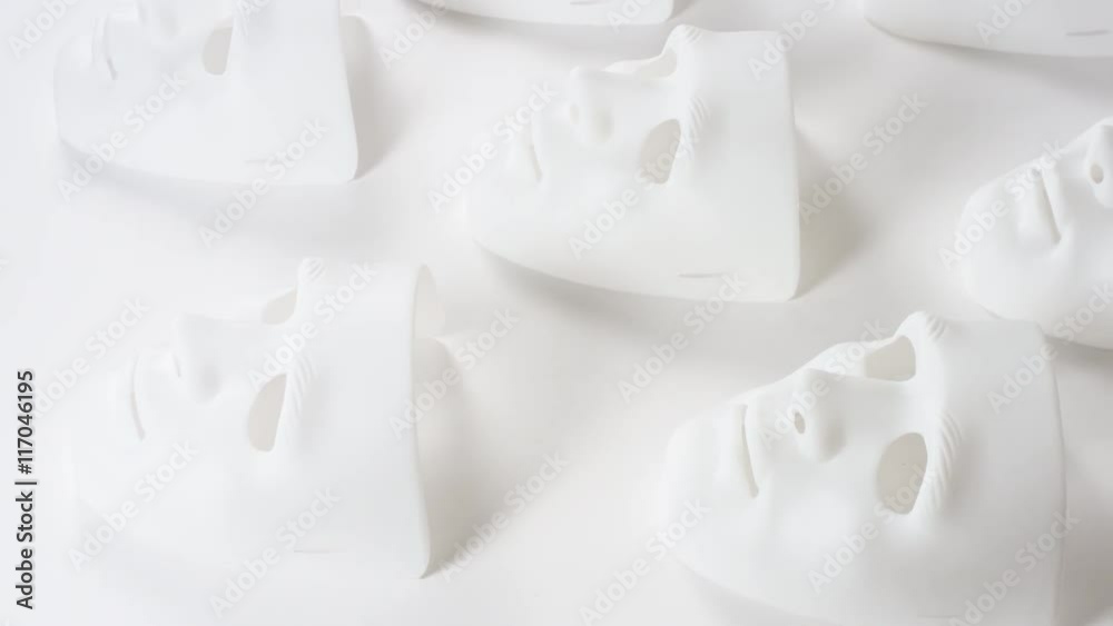 Unhappy masks Unhappy masks