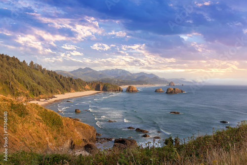 Crescent Beach at Oregon Coast photo