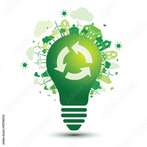 Green city vector