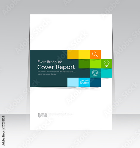 Vector design for Cover Report Brochure Flyer Poster in A4 size