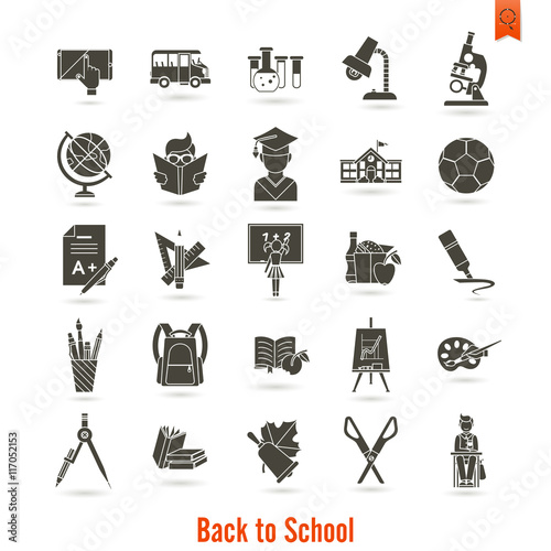 School and Education Icons