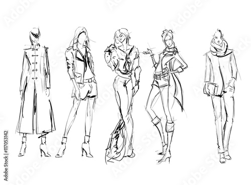 SKETCH. fashion girls