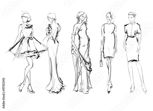 SKETCH. fashion girls