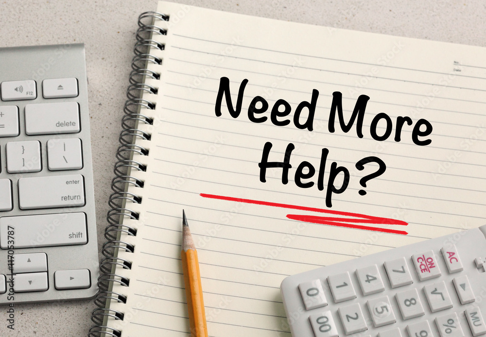 concept of need more help concept of need more help