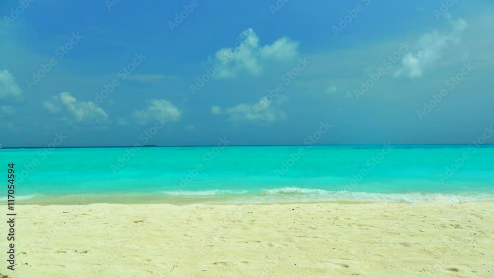 Beautiful tropical beach and sea in maldives island Beautiful tropical beach and sea in maldives island