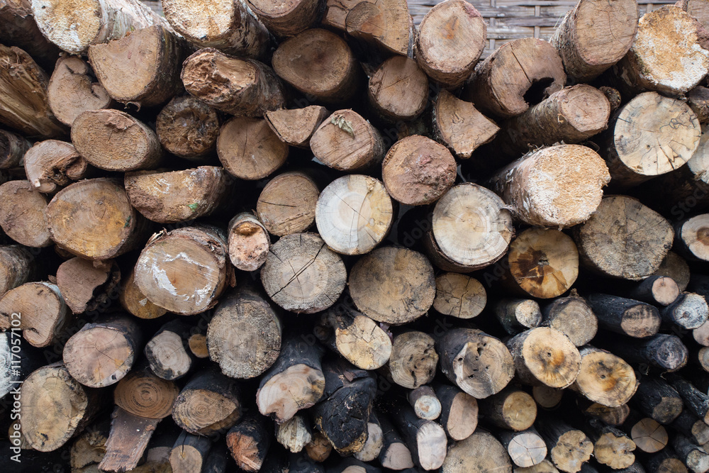 timber log wood cross sectional area showing texture pile up together. timber log wood cross sectional area showing texture pile up together.