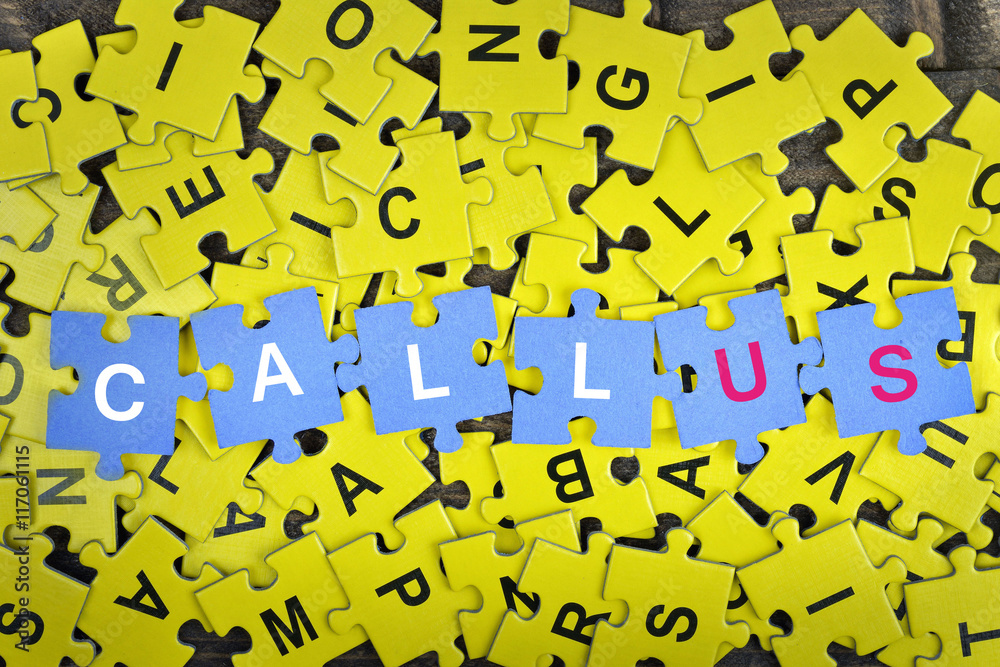 Puzzle with word Call us Puzzle with word Call us