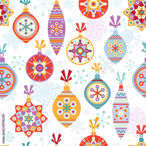 Christmas seamless background
