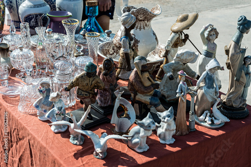 Detail objects antique market