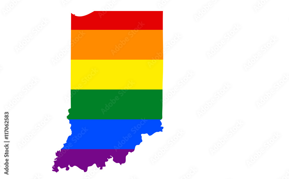Obraz premium Indiana Gay Pride State