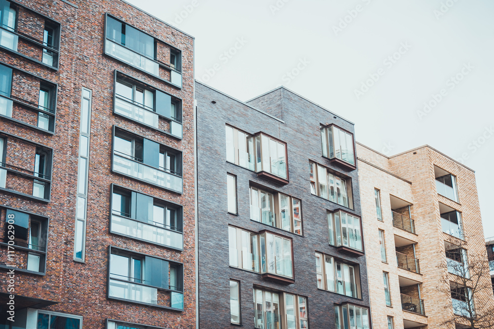 Three luxury apartments in a row Three luxury apartments in a row