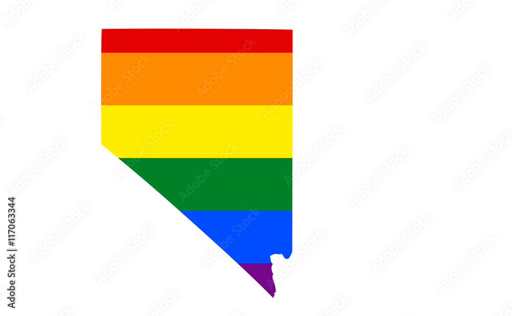 Obraz premium Nevada Gay Pride State