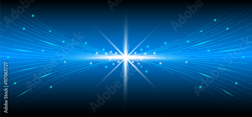 Technology blue abstract and futuristic background