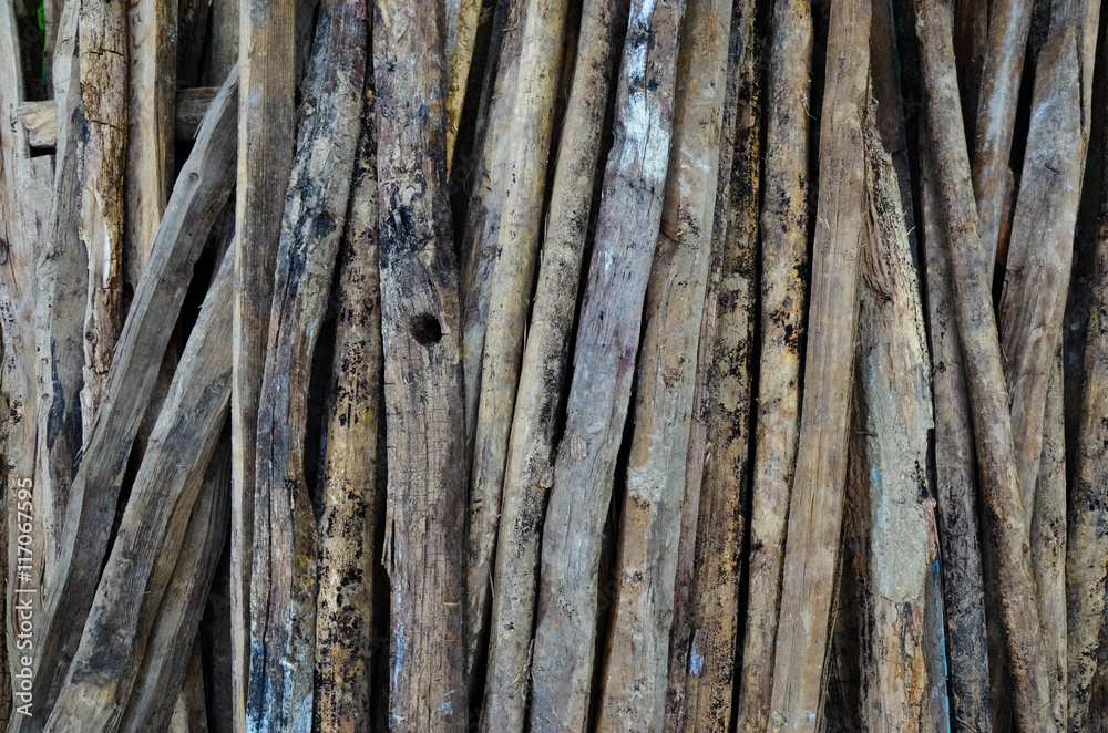 Natural wooden background - closeup of chopped firewood Natural wooden background - closeup of chopped firewood