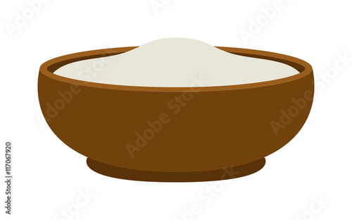 Rice pudding sprinkled with nutmeg in an individual glass bowl. Sweet cream pudding dessert gourmet vanilla delicious. Creamy tasty bowl cuisine vector pudding dessert traditional mousse meal.