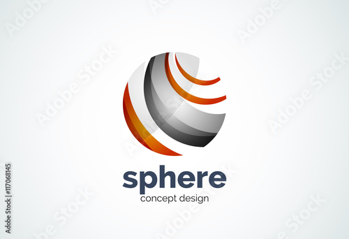 Free Download Sphere logo template, global or world concept - GFXLoad