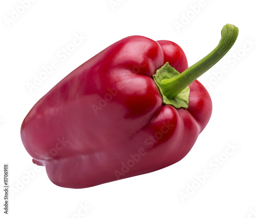 Fotografia sweet pepper isolated on white