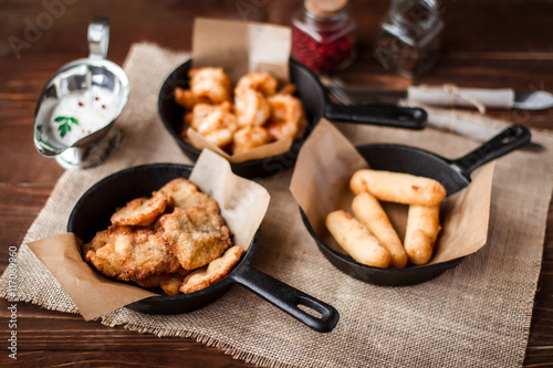 Hot Appetizers - Cheese sticks