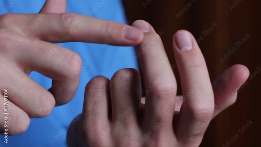 Counting on fingers Counting on fingers