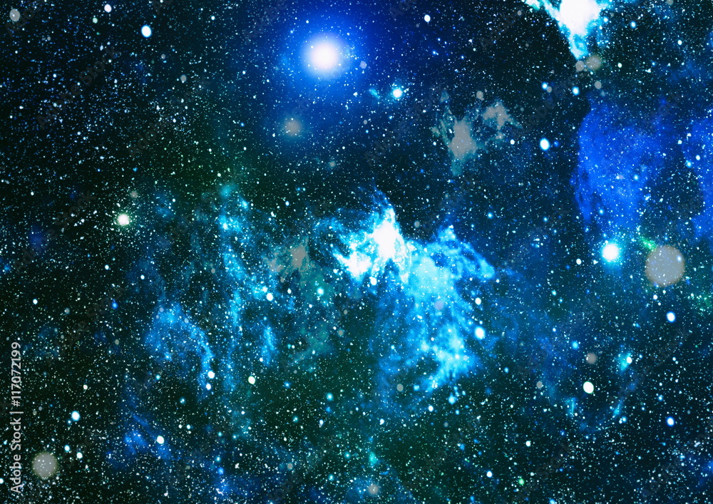 Naklejka Deep space. High definition star field background