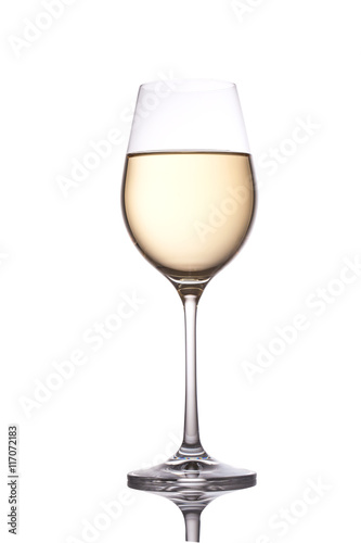 Glass of white wine