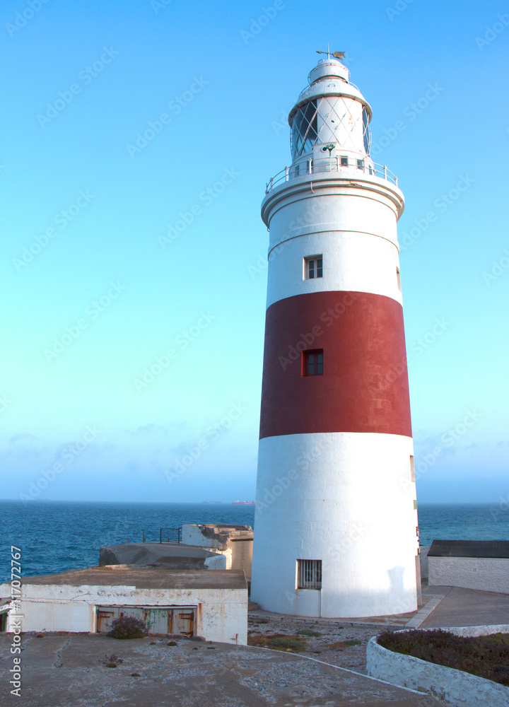 The Lighthouse of Gibraltar. The most southern point of Gibralta