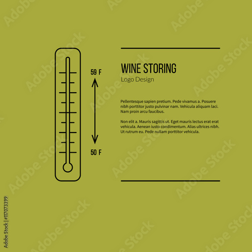 Winemaking, wine tasting graphic design concept