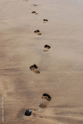 Fußspuren im Sand