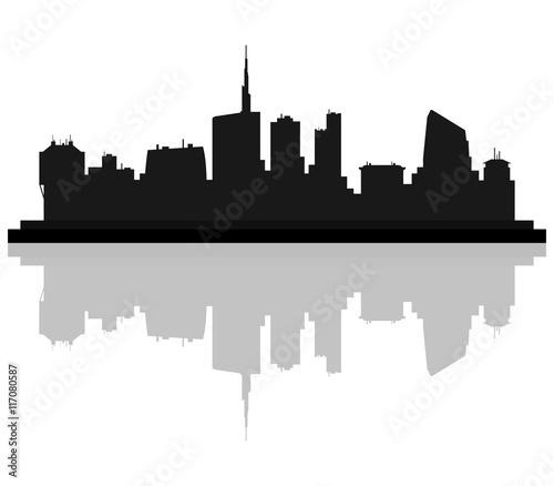 milan skyline