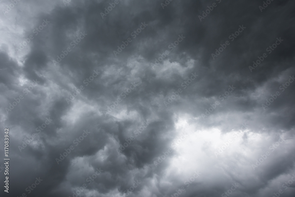 Dramatic black clouds befor rainy Dramatic black clouds befor rainy