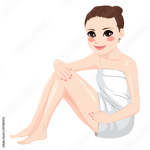 Beautiful woman with perfec...