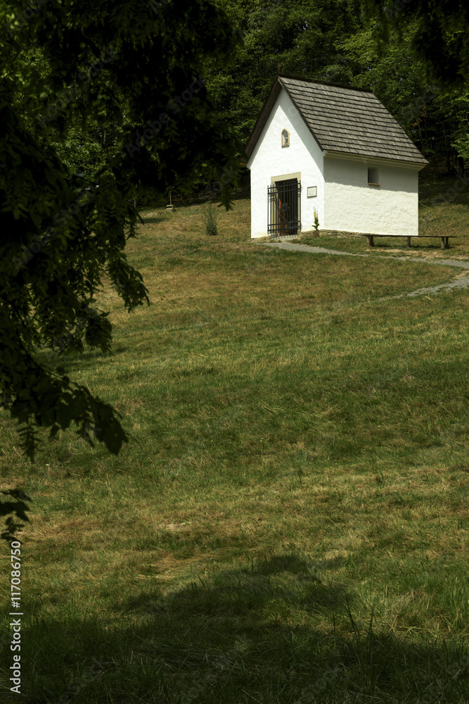 Obraz premium Museum, historic village in the countryside