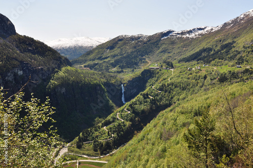 Naeroydalen valley / The Naeroydalen valley is one of the beautiful views in all of Norway. photo