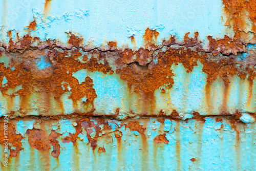 Rusted Metal Texture Background.