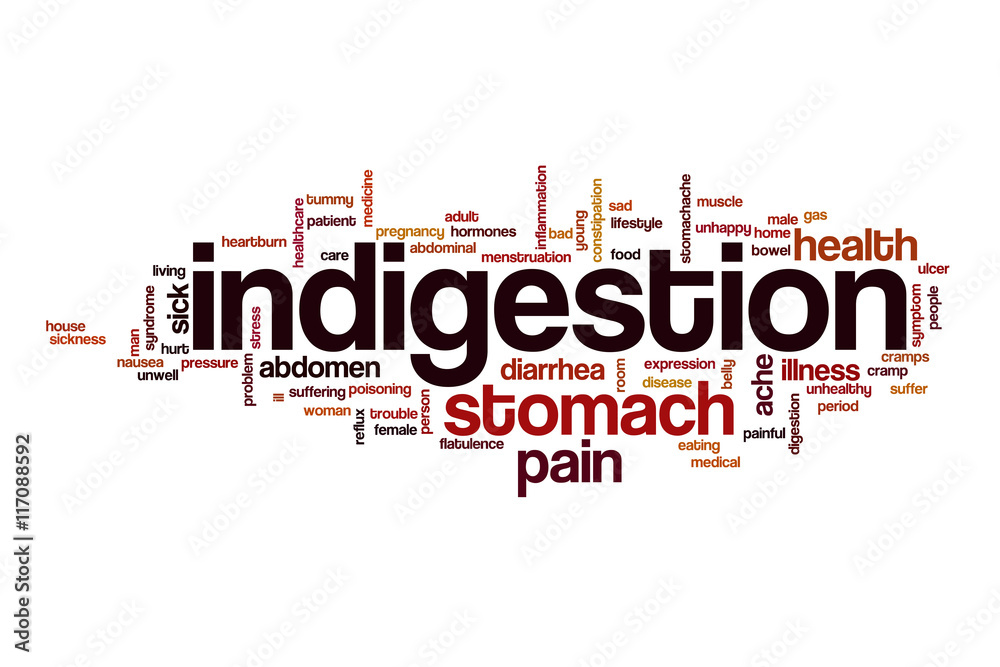 Indigestion word cloud concept Indigestion word cloud concept