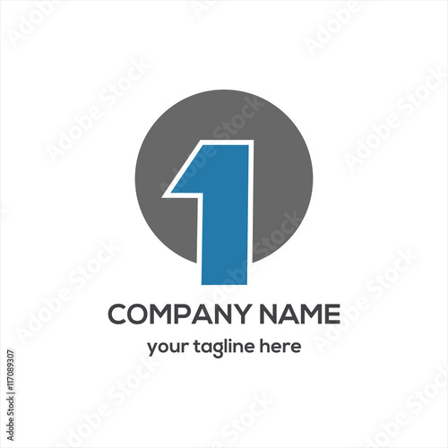 Free Download Number 1 Logo vector - GFXLoad