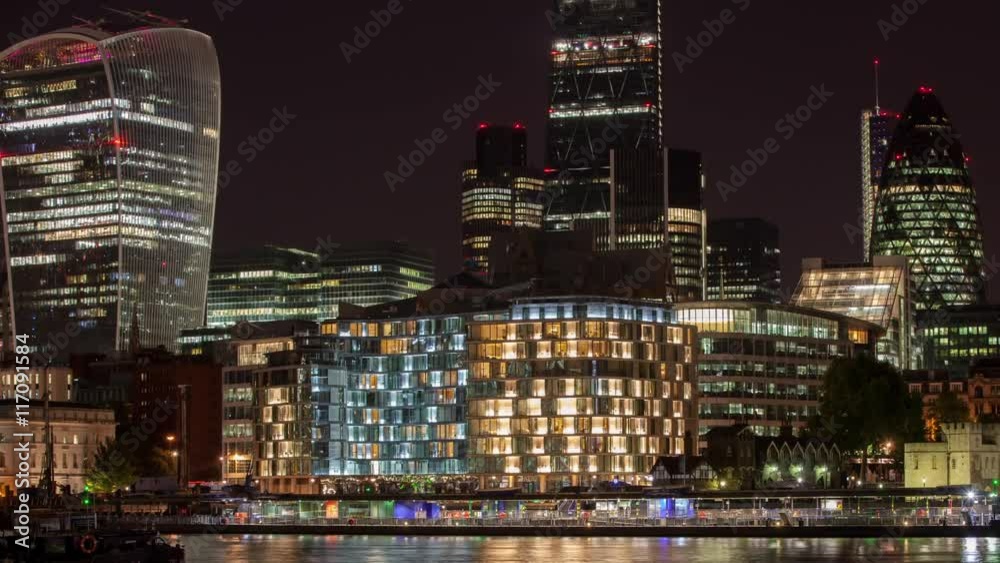 london city skyline from the river thames london city skyline from the river thames