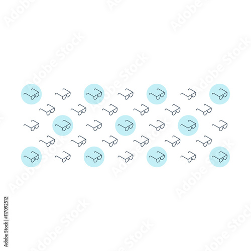 Sunglasses linear pattern, eyeglasses background, linear design