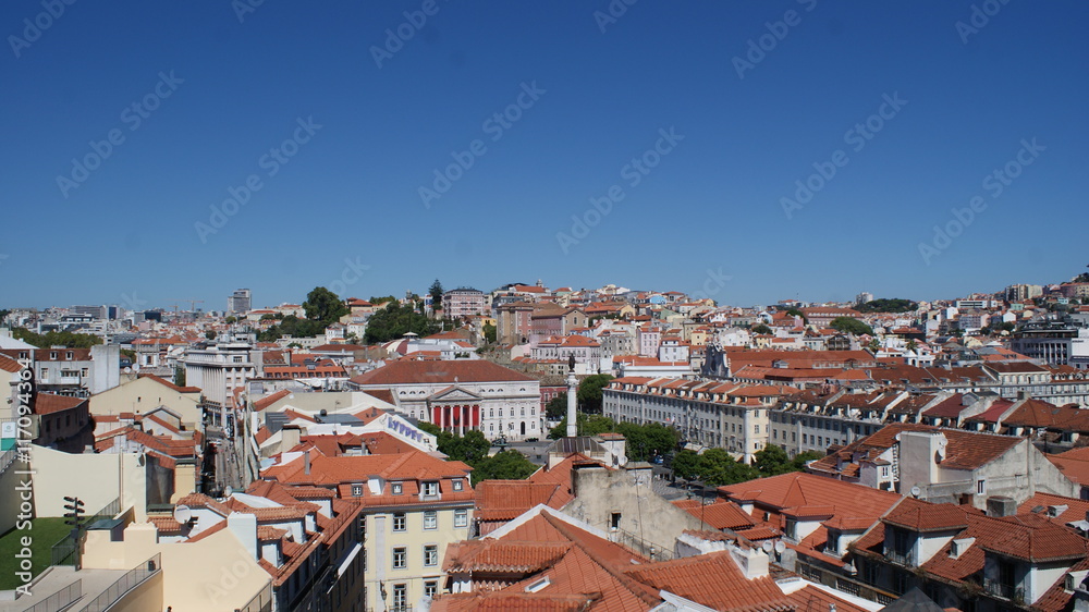 Beutiful city Lisbon in Portugal