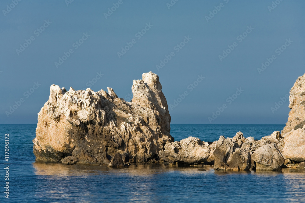stone rocks in the sea