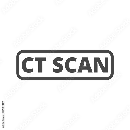 CT scan icon, CT scanner
