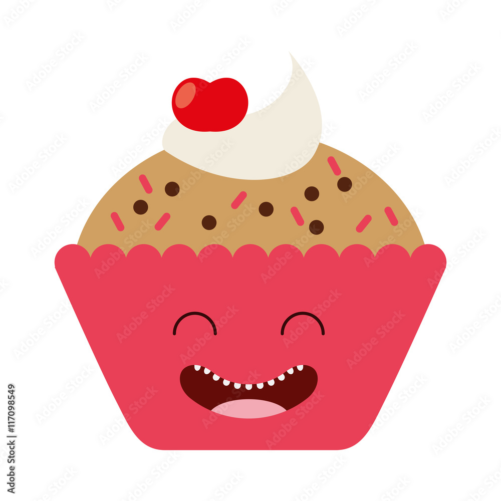 sweet bakery character cute icon sweet bakery character cute icon