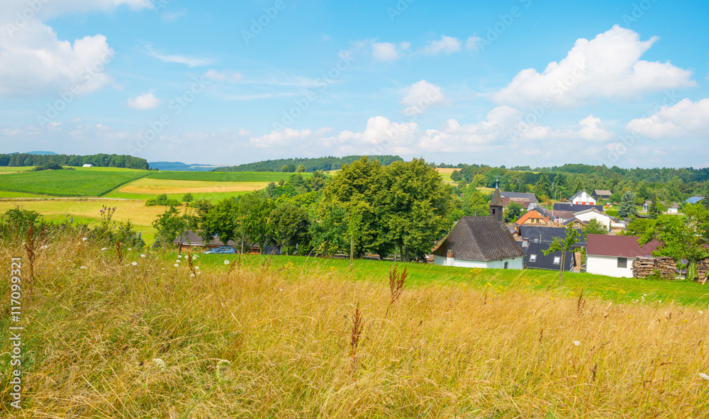 Hills of the Eifel National Park in summer Hills of the Eifel National Park in summer
