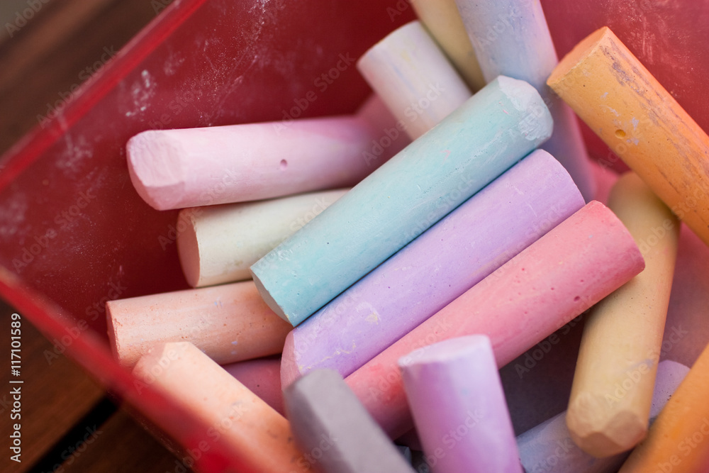 Pastel Colored Sidewalk Chalk Pastel Colored Sidewalk Chalk