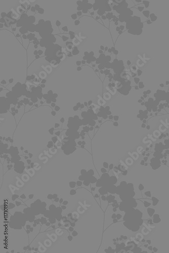 Grauer Hintergrund Silhouetten